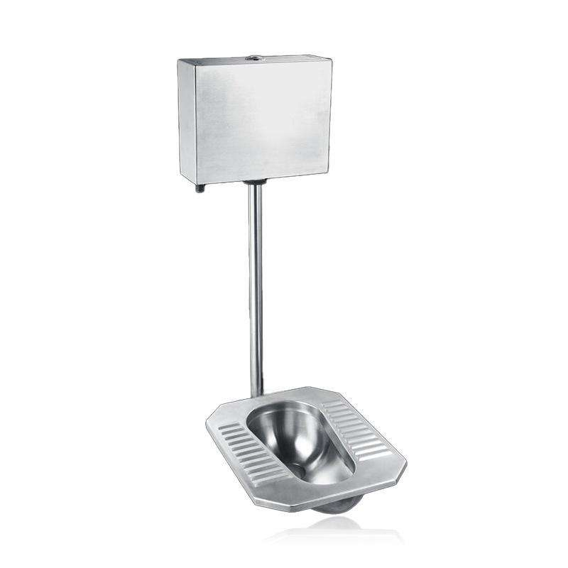 Freely Matched Rear Water Stainless Steel Squat Toilet Match High Water Tank