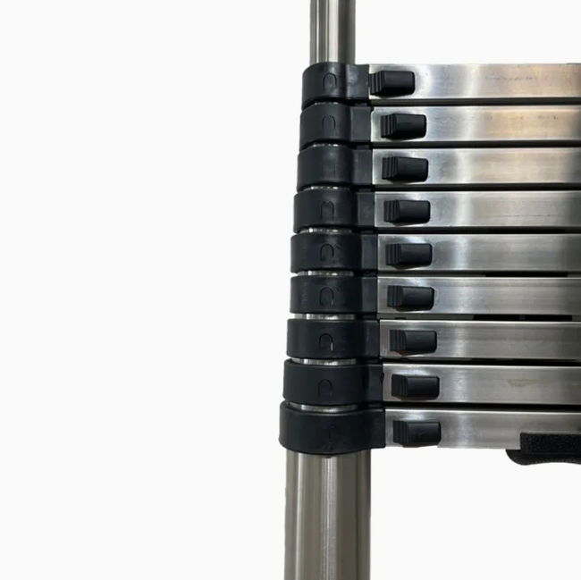 Adjustable Folding Stainless Steel Ladder Telescopic Extension Step Ladder Steel Retractable Telescopic Ladder with High Quality