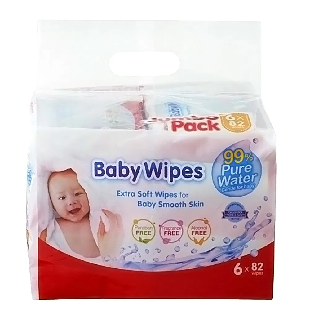 Disposable Soft Organic Clean Unscented Wet Wipes 80 PCS Baby Wipes Sensitive Skin