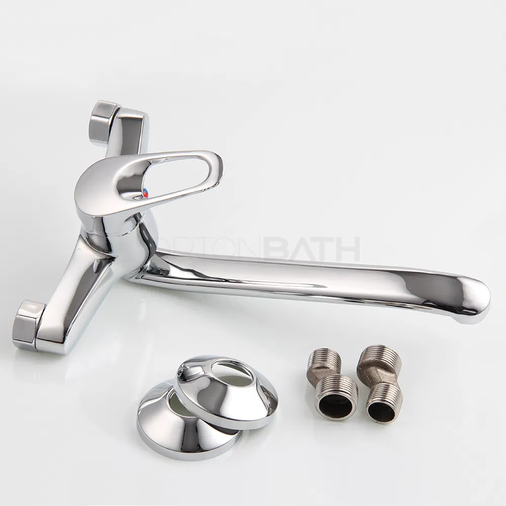 Ortonbath Bathroom Sink Taps with Shower Head Bath Taps with Shower Attachment Modern Bath Mixer Taps with Shower Kit Bath Filler Spout 360 Swivel Spout