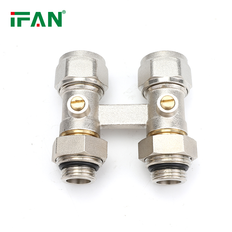 Ifan Thermostatic Radiator Valve Spacing 50mm 1/2'' 3/4'' Thread Straight H Sahpe Radiator Valve