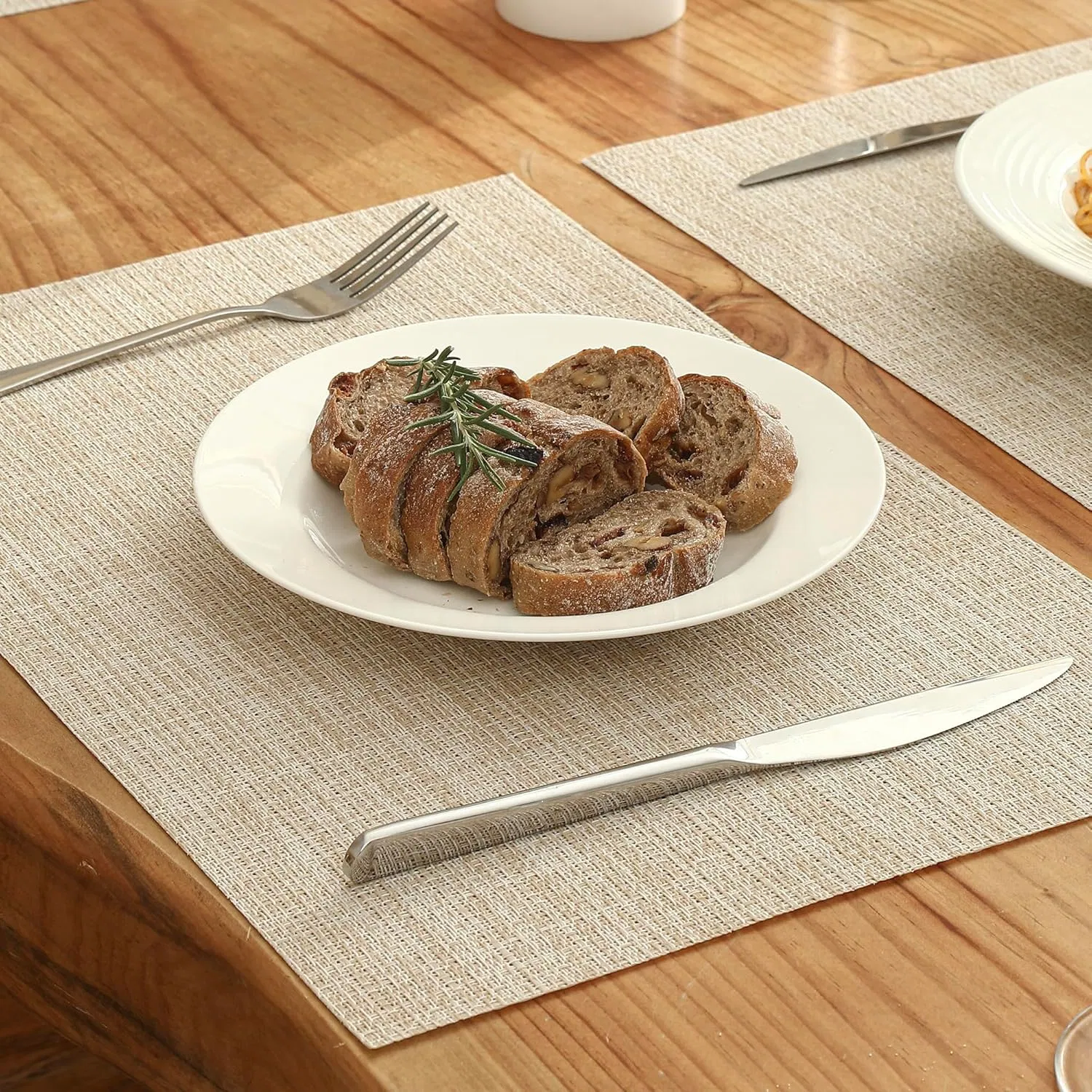 Washable Durable PVC Woven Heat Resistant Non-Slip Placemat
