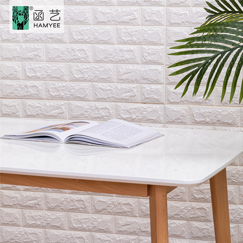 Waterproof and Soundproof PVC Wall Paper Soft Foam 3D Wallpaper