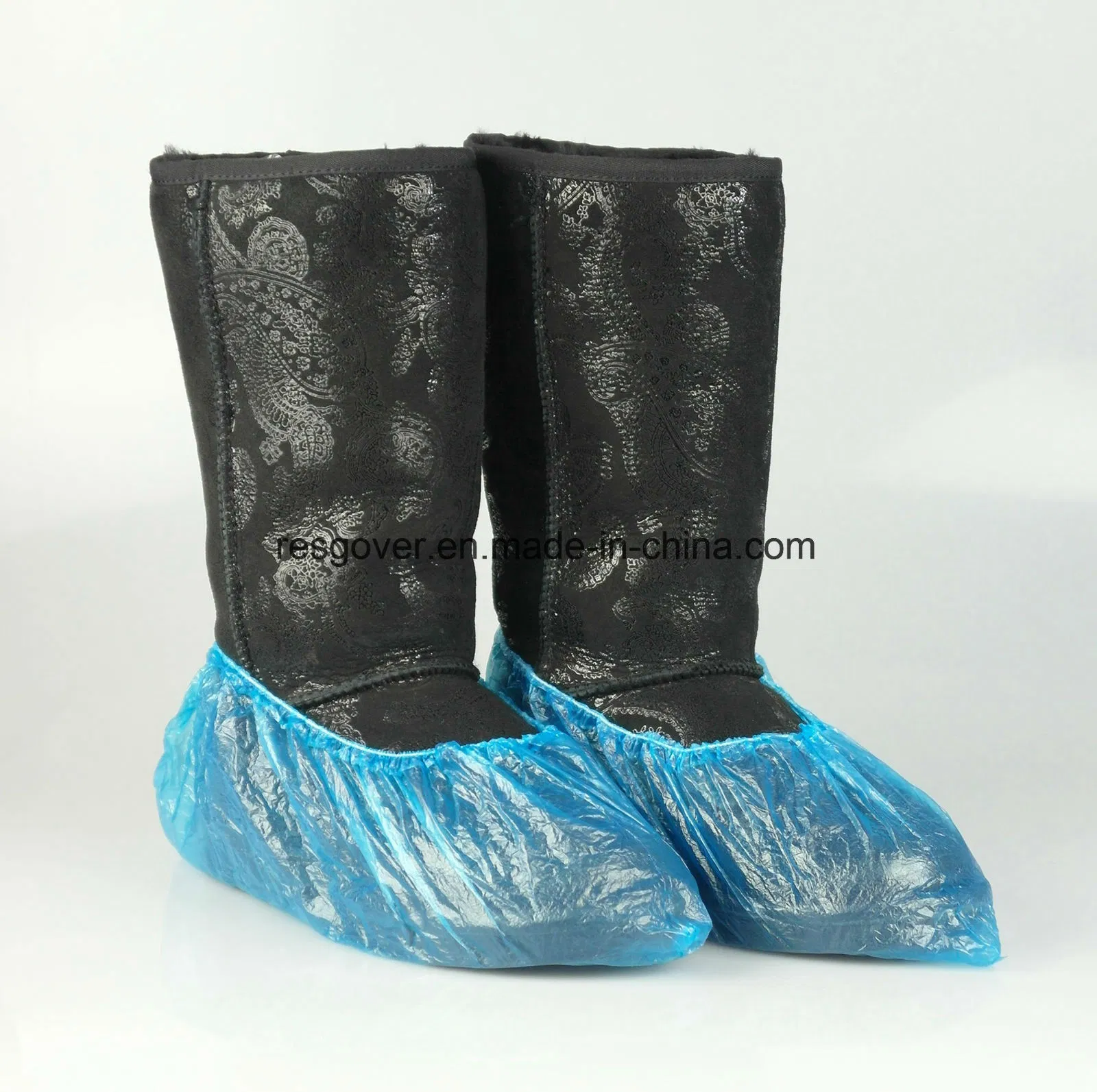 Disposable Plastic She Cover/PE Shoe Cover