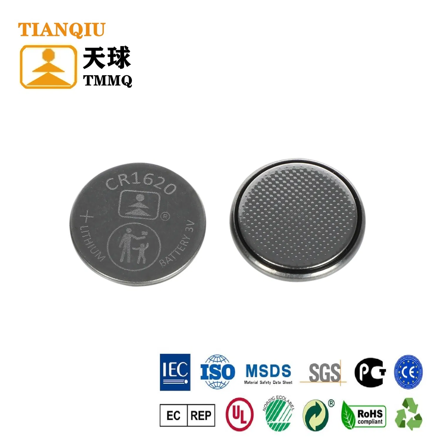 Батарейка CR1620 3V литиевая Tianqiu