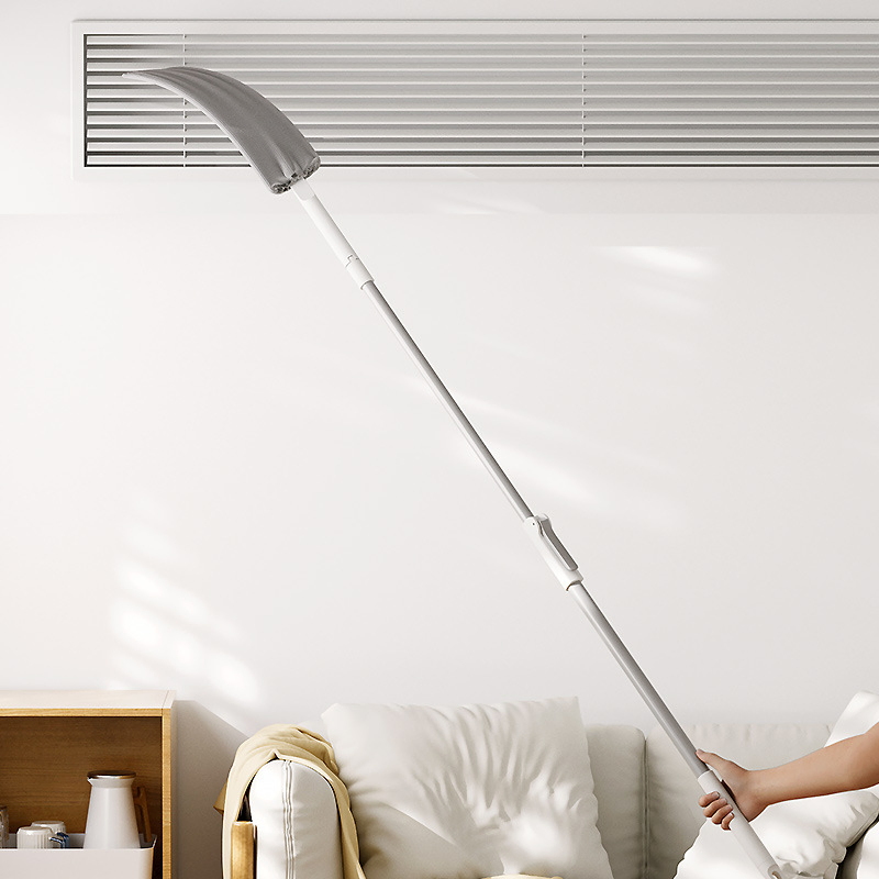 Telescopic Microfiber Dust Detachable Home Long Handle Telescopic Extension Ceiling Fan Bendable Head Gap Duster