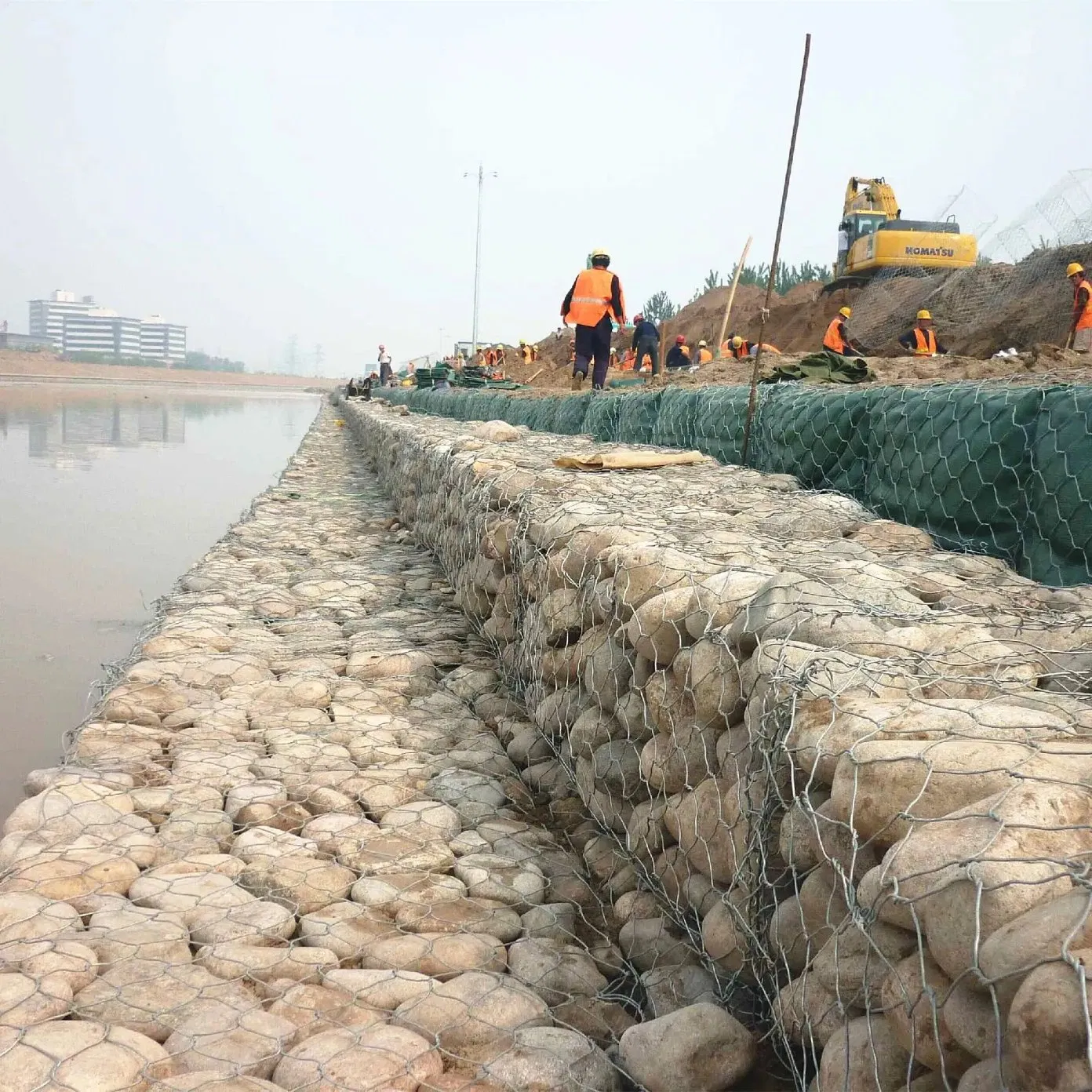 Durable Galvanized Gabion Box Wire Mesh for Landscaping and Erosion Control