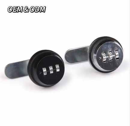 Drawer Combination Lock Zinc Alloy Swivel Tongue Lock for Mechanical Combination Lock