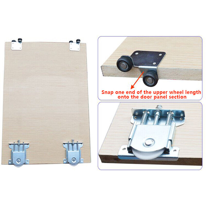 Wardrobe Sliding Door Pulley Heavy Duty Cabinet Sliding Door Roller
