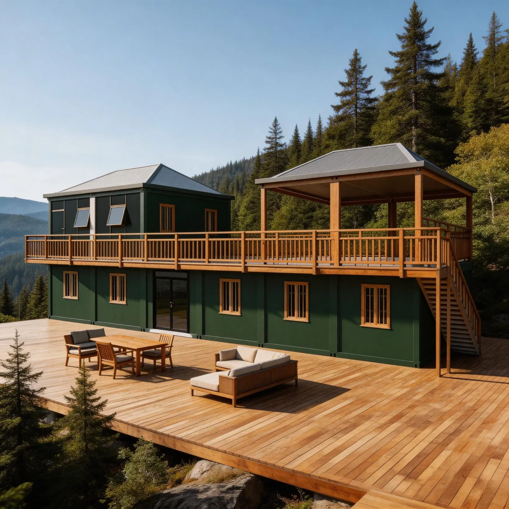 Custom Designed High Strength Steel Structure Modular House Prefabricated House