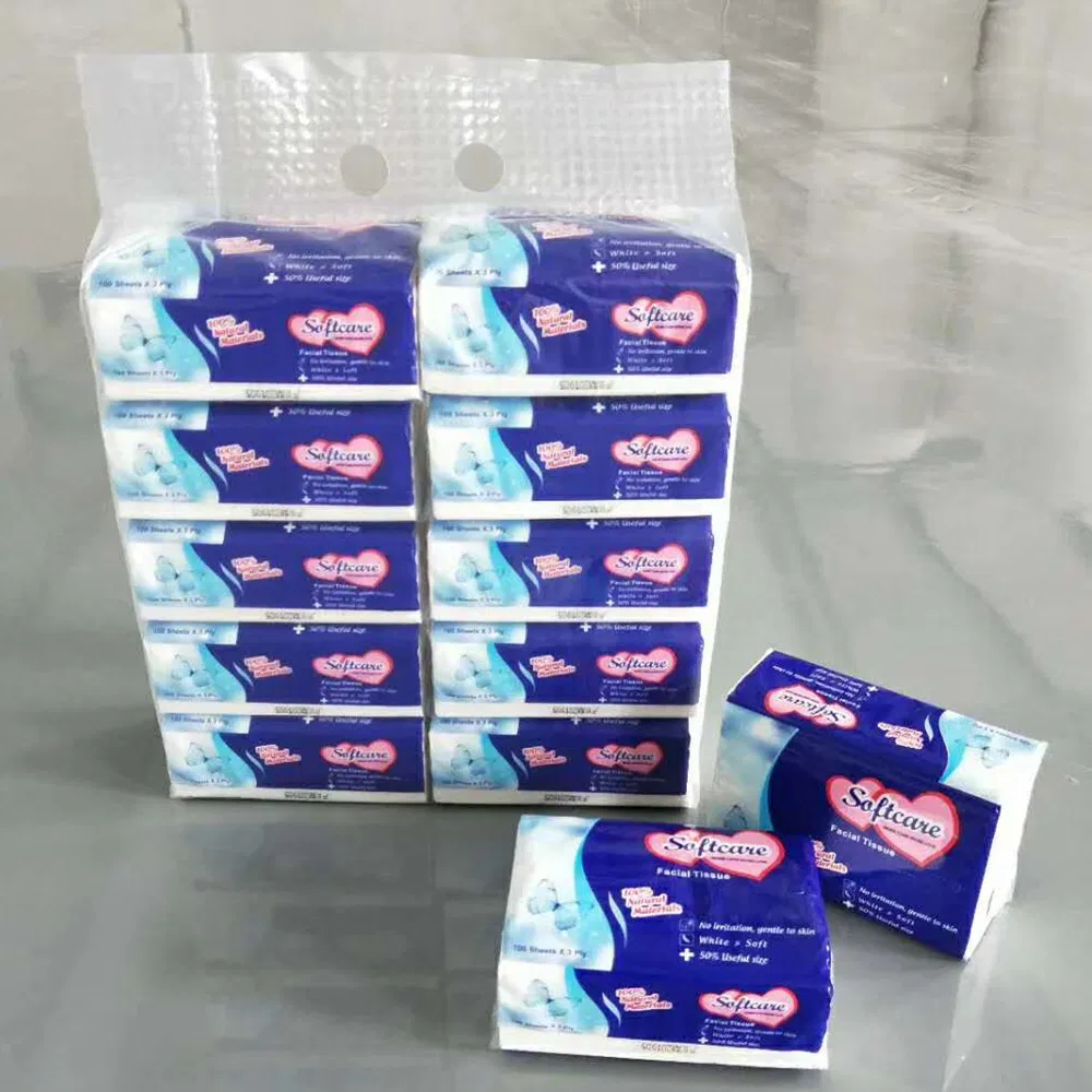 Factory High Quality Custom 2ply /3ply /4ply /5ply Cheap Soft Virgin Wood Pulp Paper Pocket Facial Tissue Paper for Home /Office /Hotel
