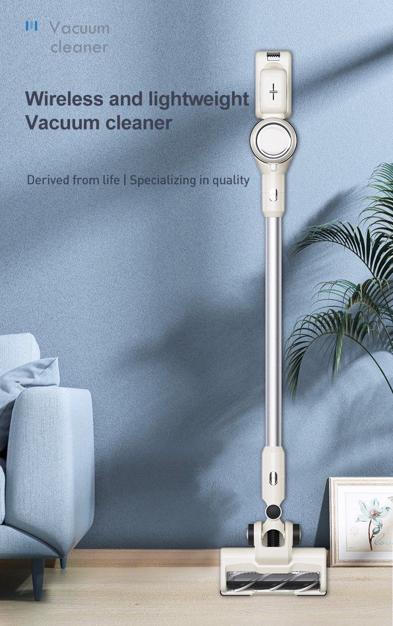 Strong Suction Stick Vacuum Cleaner with Detachable Battery