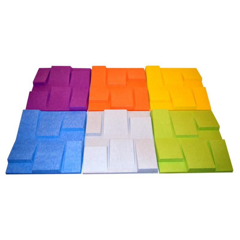 KTV Theater Bar Decor Sound Absorption 3D Model Graphic Pet Acoustic Panel