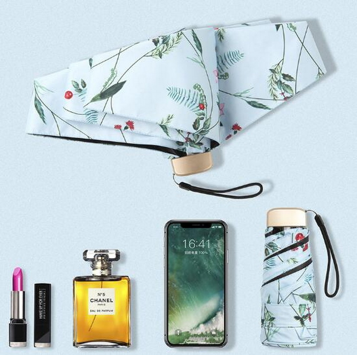 Мини зонт 5-сложений Super Light Sunny UV