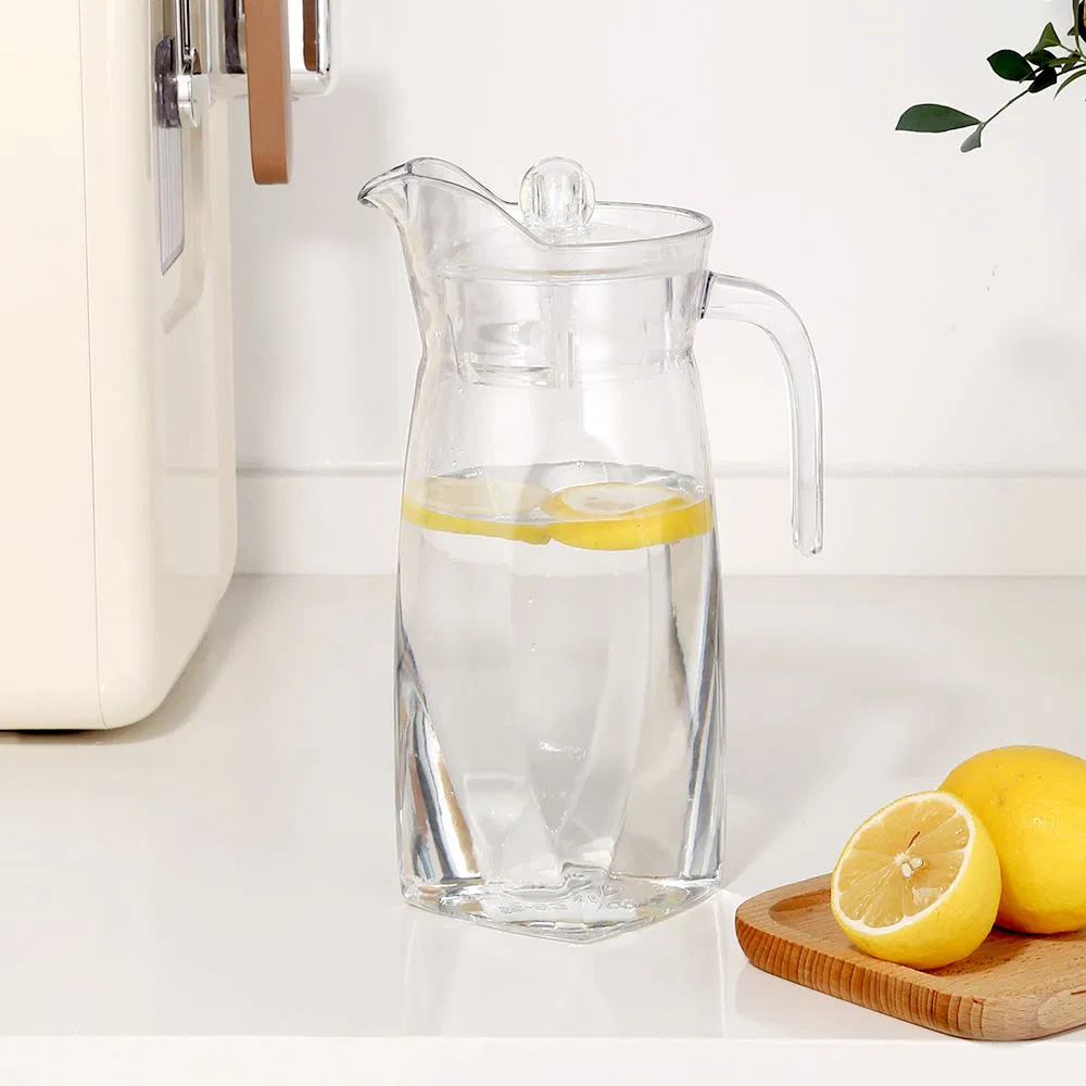 in Stock PC Plastic Tea Filter Pitcher & Acrylic Juice Pot with Infuser