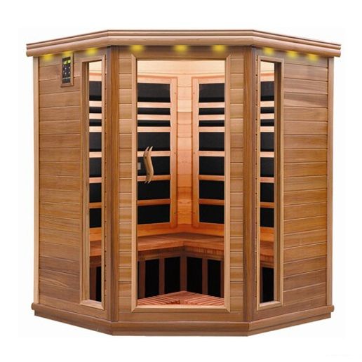 Инфракрасная сауна-кабина из хемлока на 4-5 человек