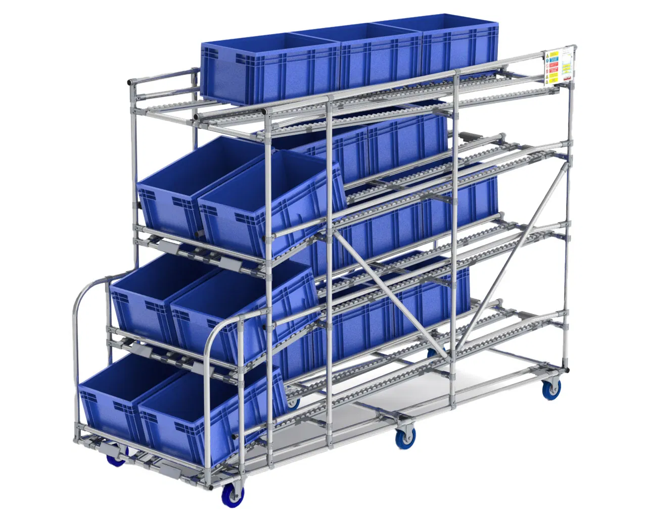 Vintage Industrial Style Golden Double Clothing Drying Rack