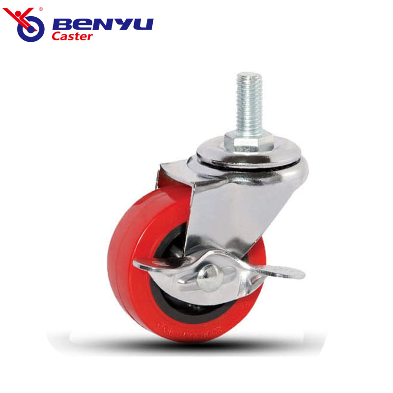 OEM Factory Light Duty Swivel Casters PU Caster Wheel