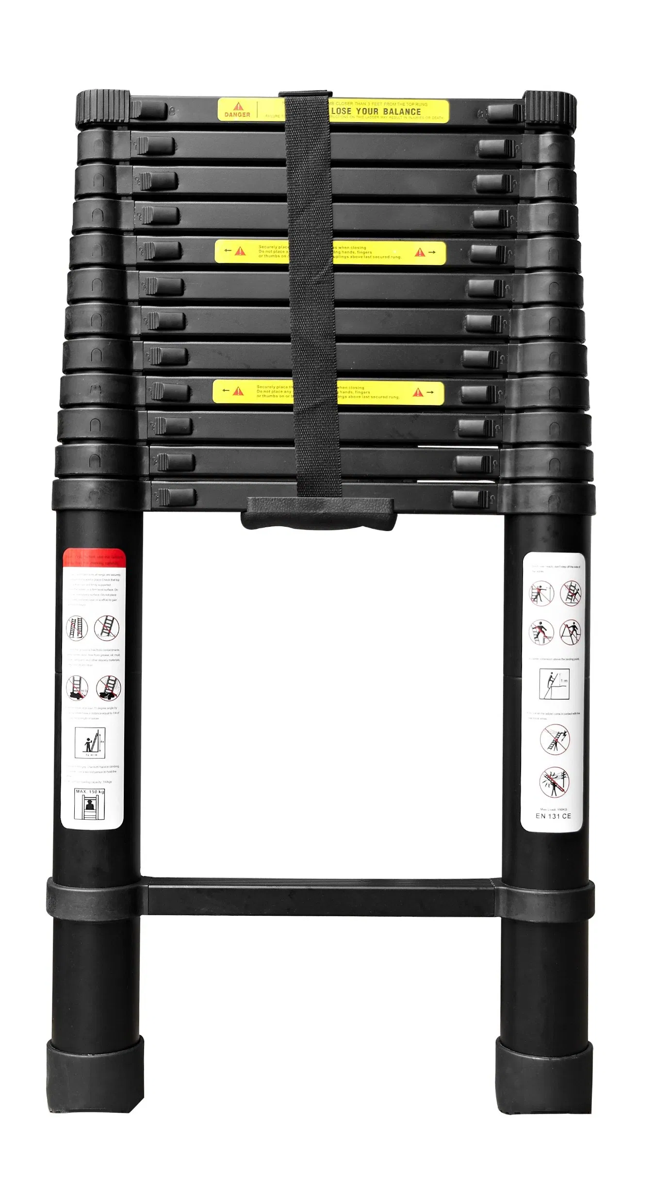 3.2m Aluminium Telescopic Extension Ladder with En131 Certificate