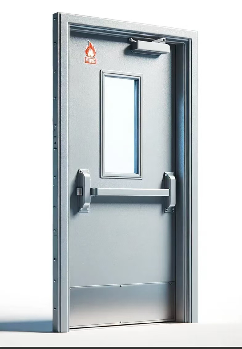 Industrial Heavy-Duty Fireproof Exit Door for Safety Compliance