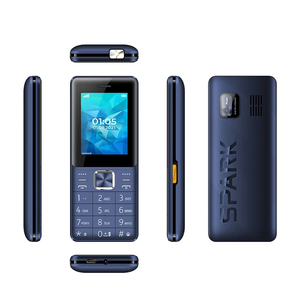 Кнопочный телефон с 3 SIM, большой батареей, 2.8 дюйма