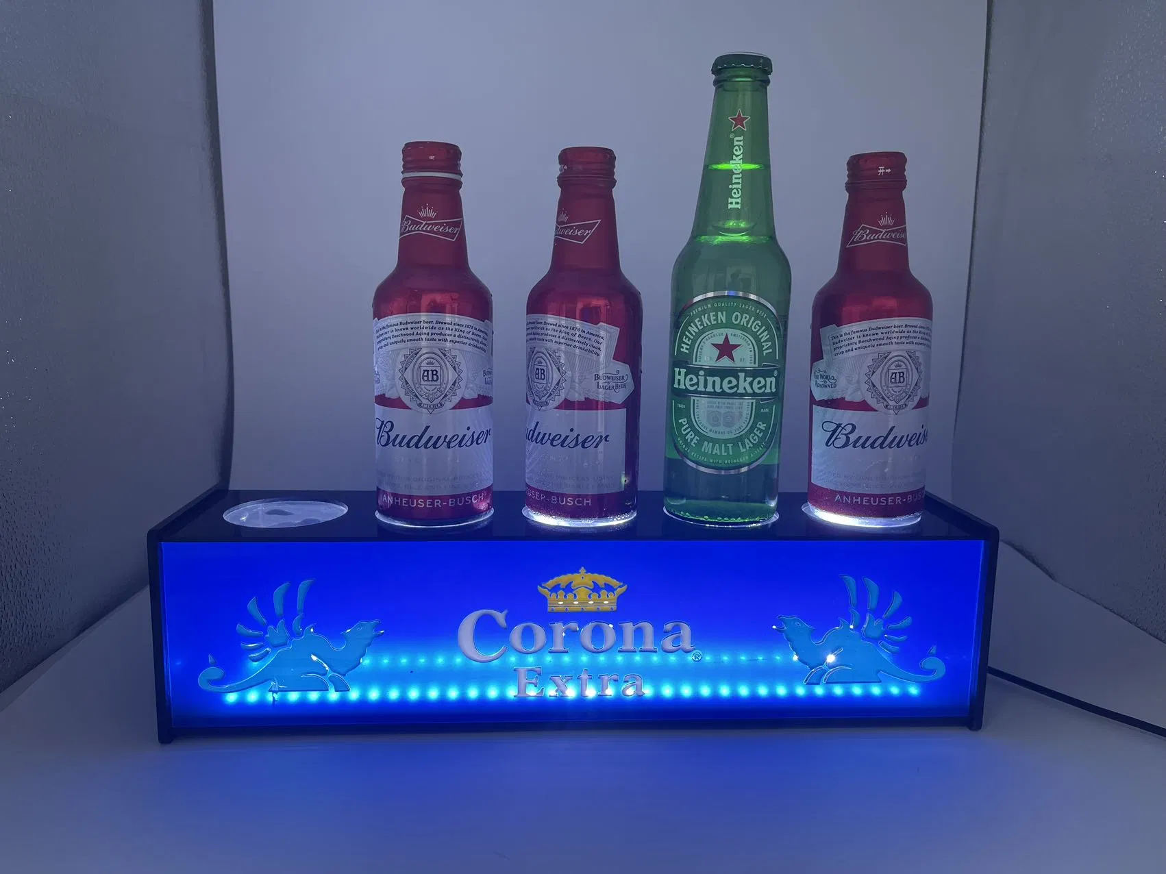 Customize LED Light Bottle Glorifier Display Racks