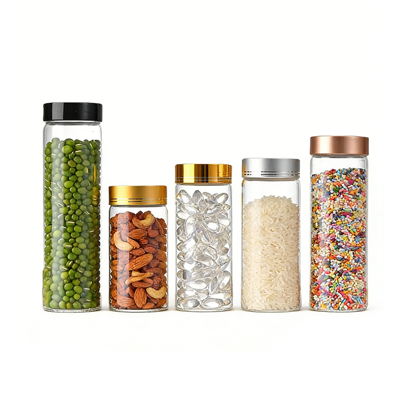 240ml 280ml 320ml 360ml 400ml High Borosilicate Airtight Glass Storage Jar