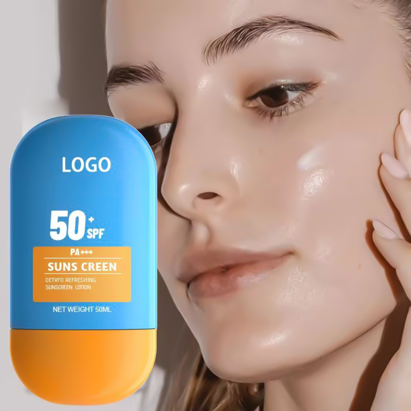 Private Brand Make up Base Isolation Sunscreen Cream SPF 50 Moisturizing Whitening Sun Cream Face Sunscreen