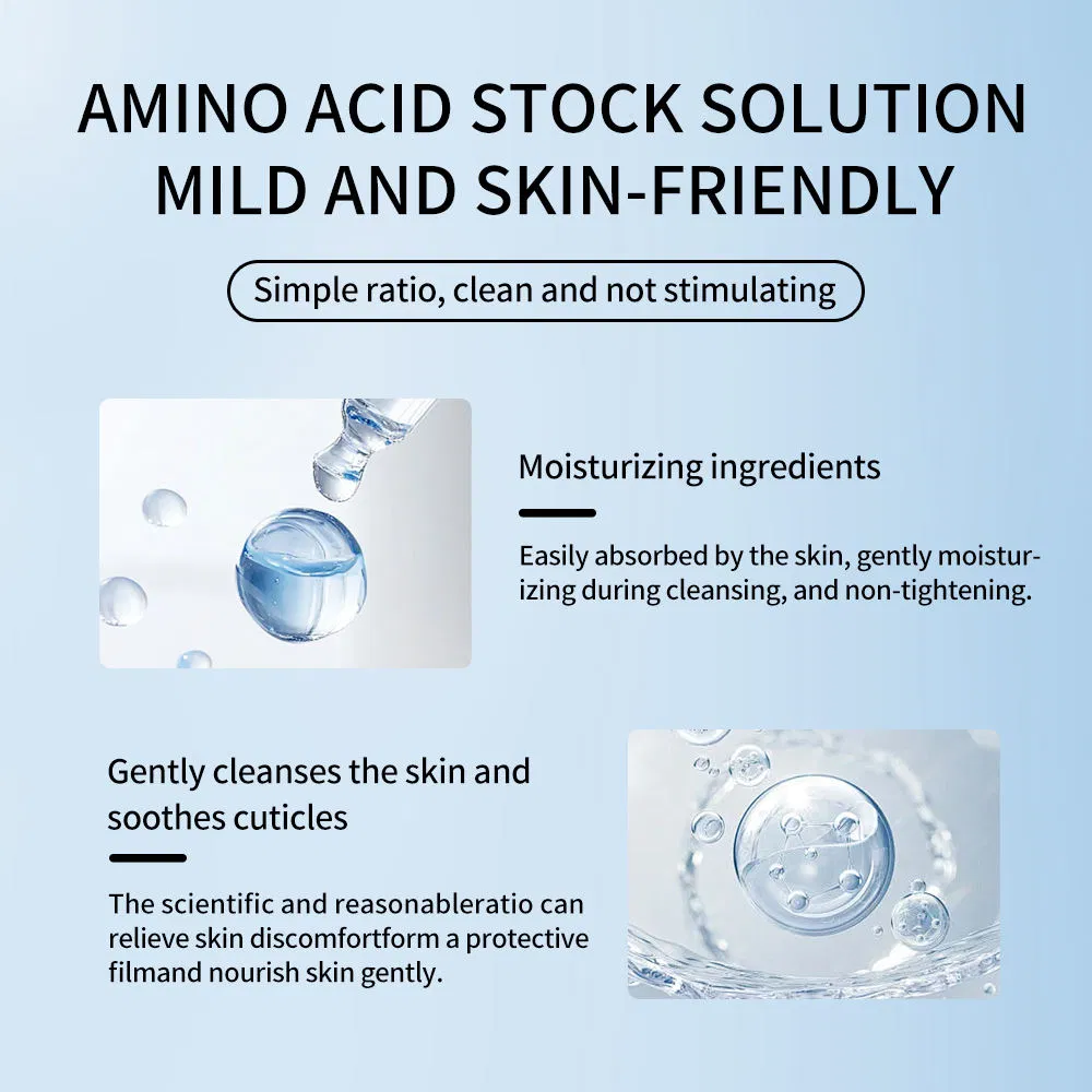 Deeply Cleaning Foam Face Amino Acid Cleanser Mousse Foaming Vitamin C Facial Wash Cleanser