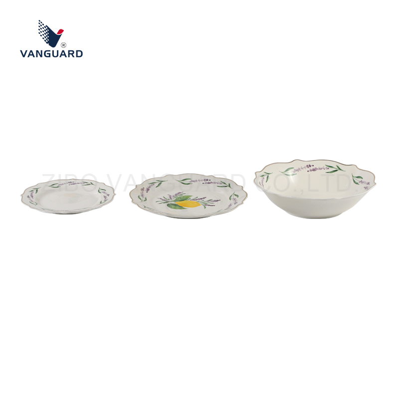 Vanguard Porcelain Dinner Set OEM Eco-Friendly Round Dinnerware Set