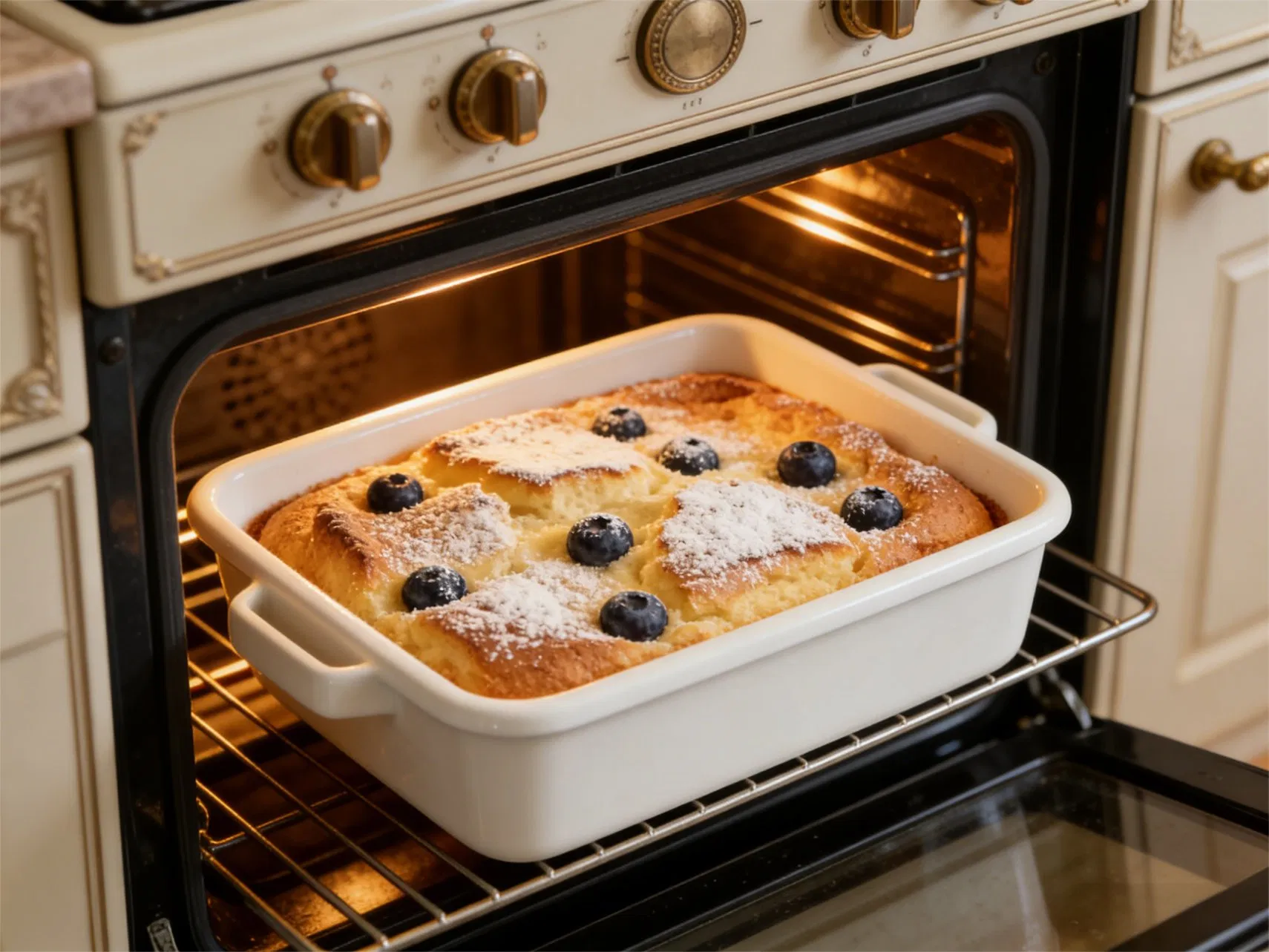 2.5L Enamel Baking Roaster Non-Stick Roasting Pan Oven Safe Cookware for Home and Restaurant Use