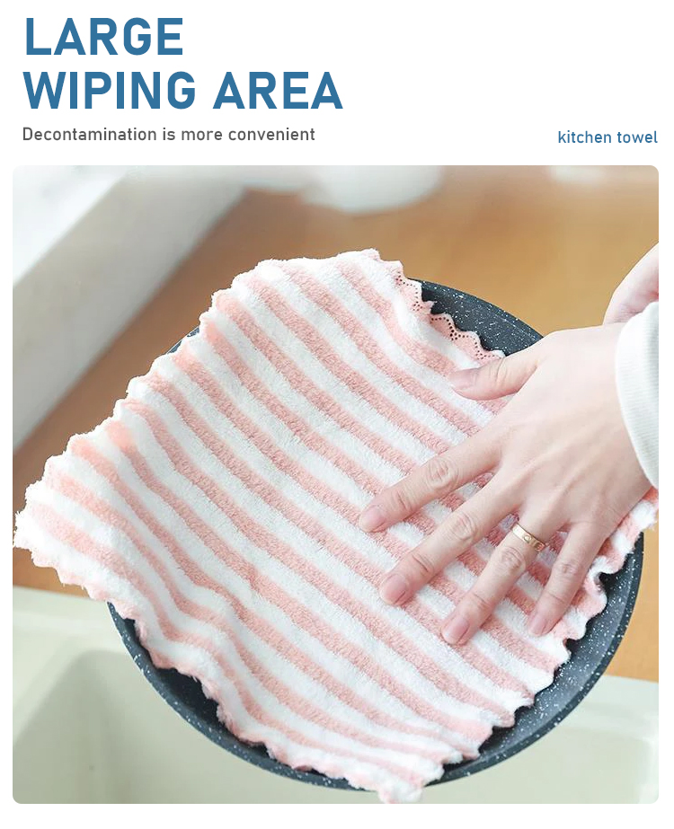 Best Eco-Friendly Microfiber Kitchen Towel 30X30 Cm Tea Towels Kitchen Multicolor Towel