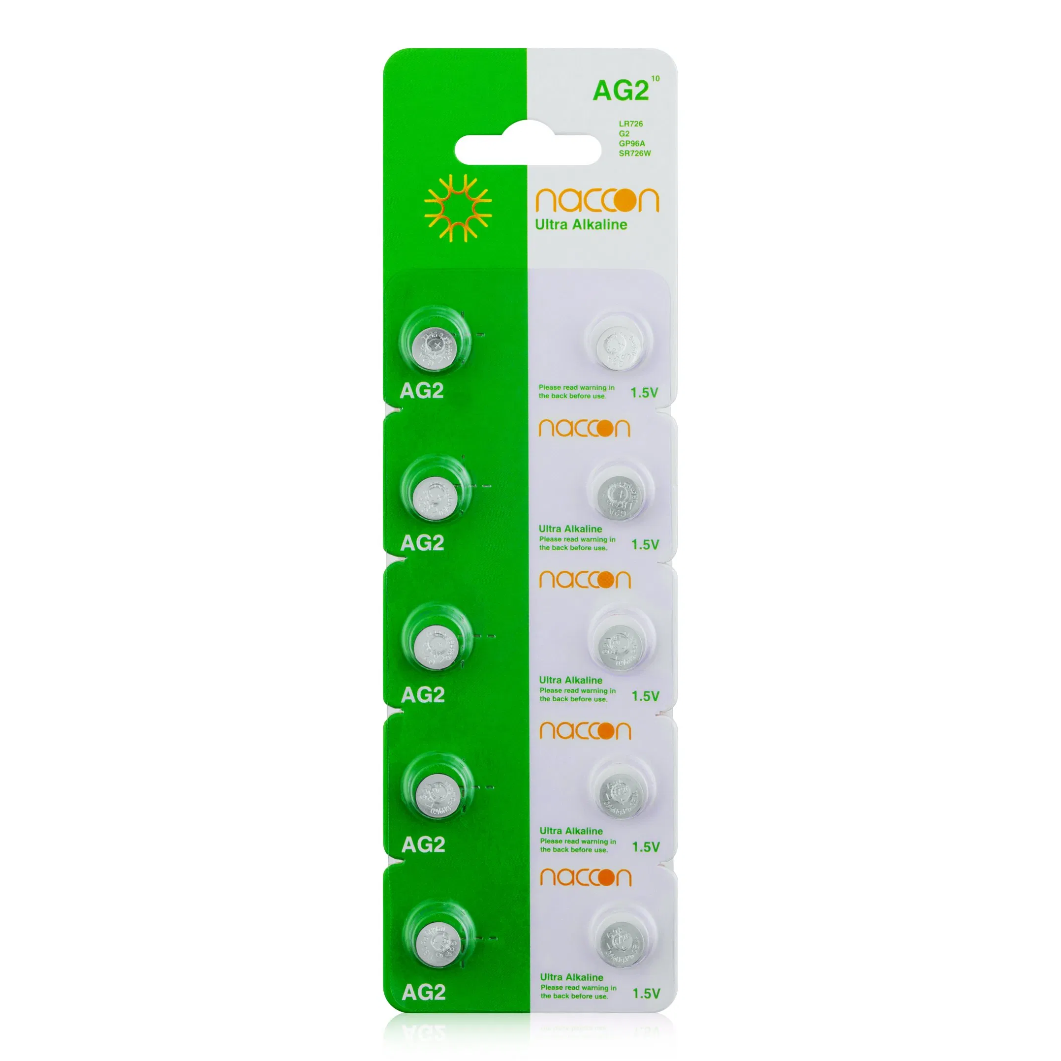 Батарейка-таблетка AG2/LR59 1.5V Alkaline, 28mAh
