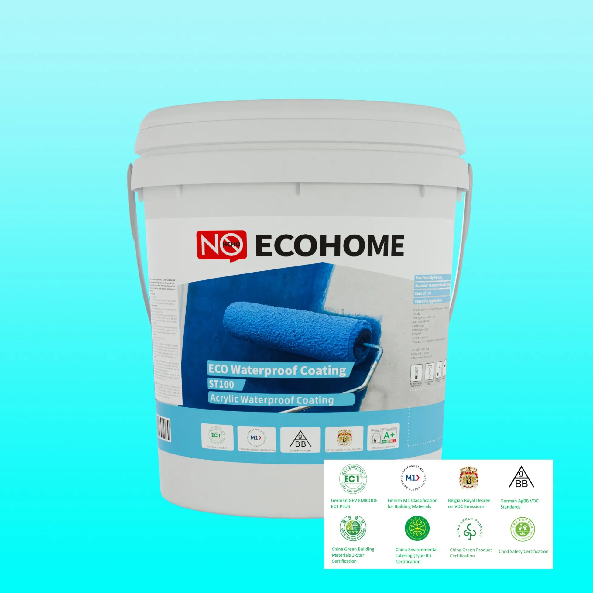 Premium St100 Acrylic Watersealing Coating for Pools and Bathrooms