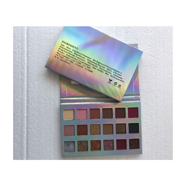 Wholesale Long Lastinq Makeup Private Label Eyeshadoow Palette Vegan Eye Shadow Palette