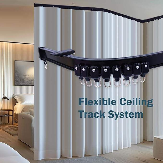 New Product Tracks Profile Track Modern Bendable Curtain Rails Aluminium Art Deco