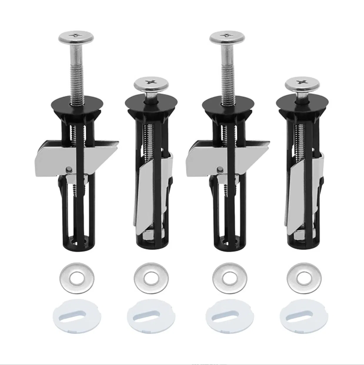 Modern Toilet Seat Cover Fixing Screws and Nuts Extended Expansion Bolts for Bathroom Fitting Replacement Accessories