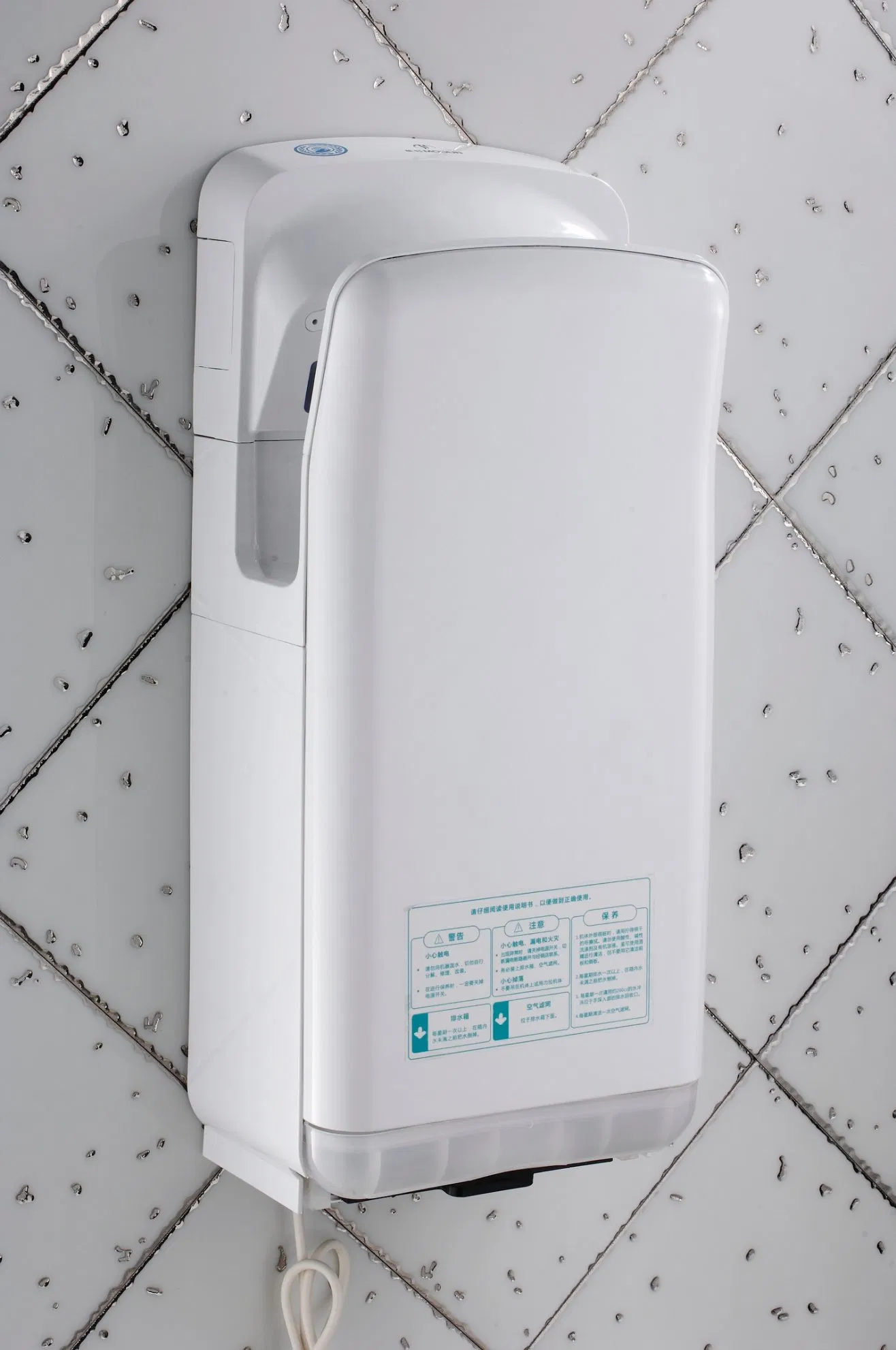 Modun Manufactur Electric ABS Automatic High Speed Jet Hand Dryer