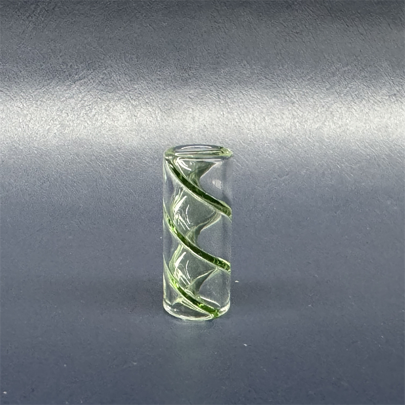 Custom Color Spiral Glass Tip Mouth Rolling Tips