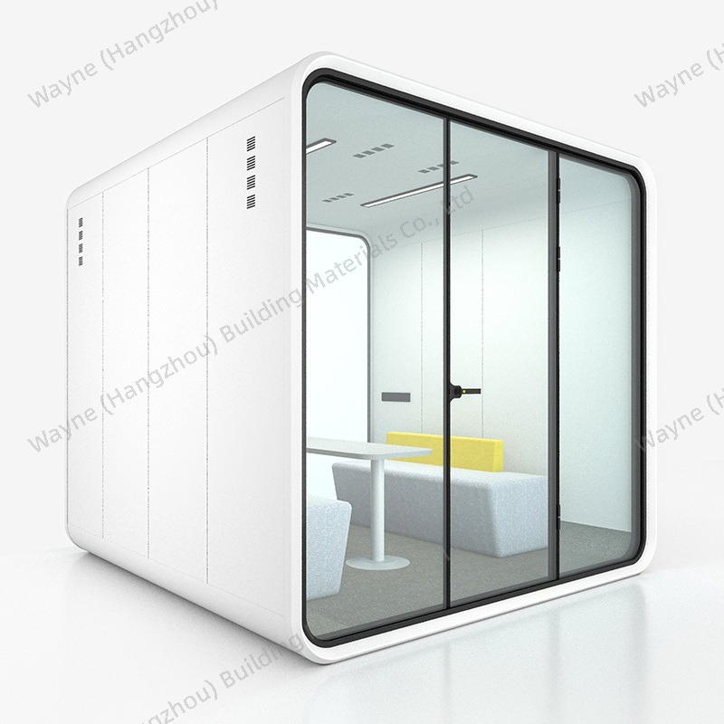 China Office Pod Factory 4 Persons Office Booth for Singapore