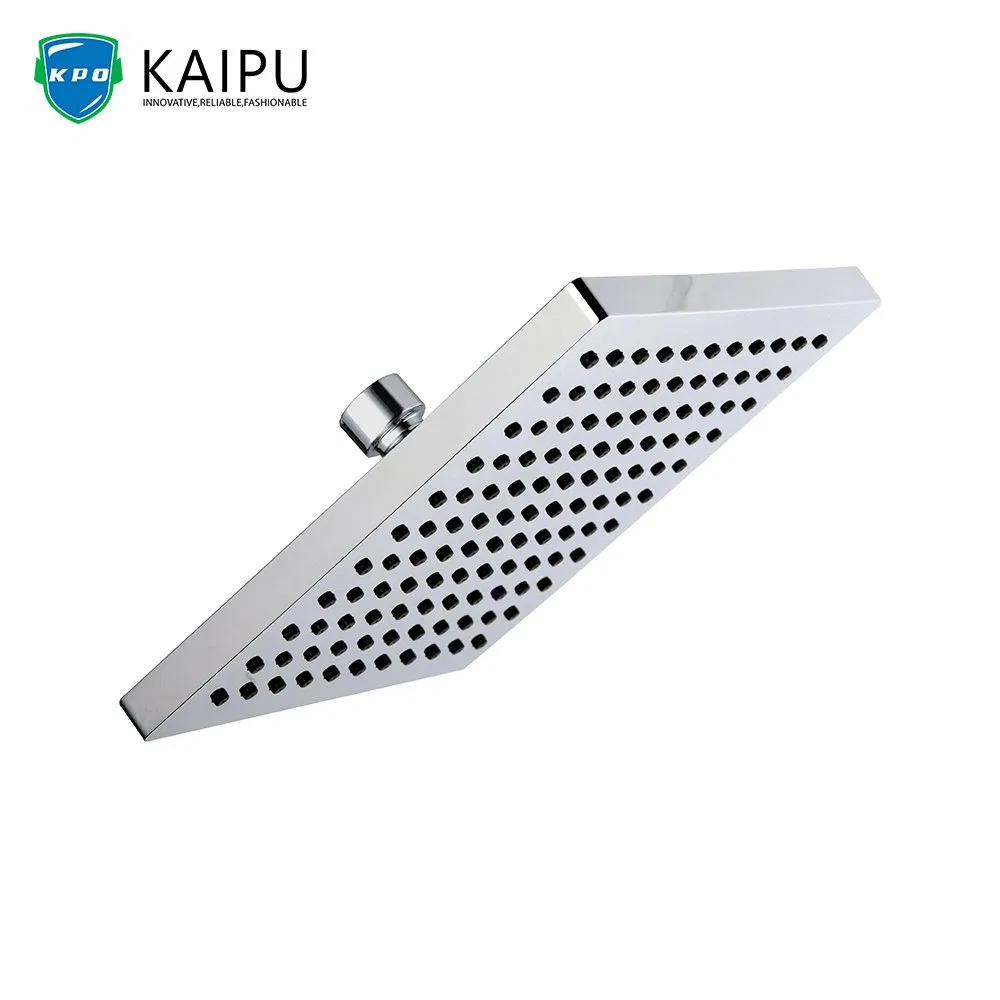 Bathroom Fifting Waterfall Shower Head ABS Chrome Square Showerhead