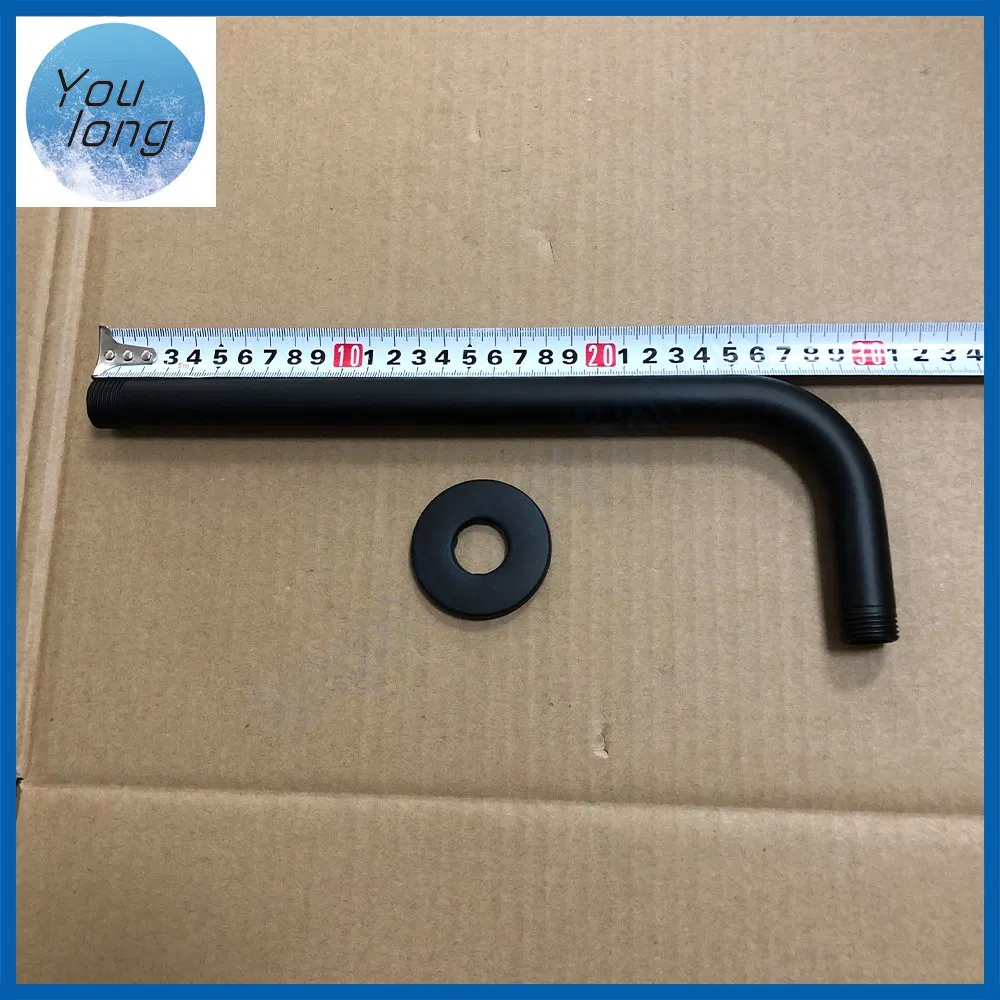 High Quality Bathroom Accessories Adjustable SS304 Rain Shower Arm with Cover