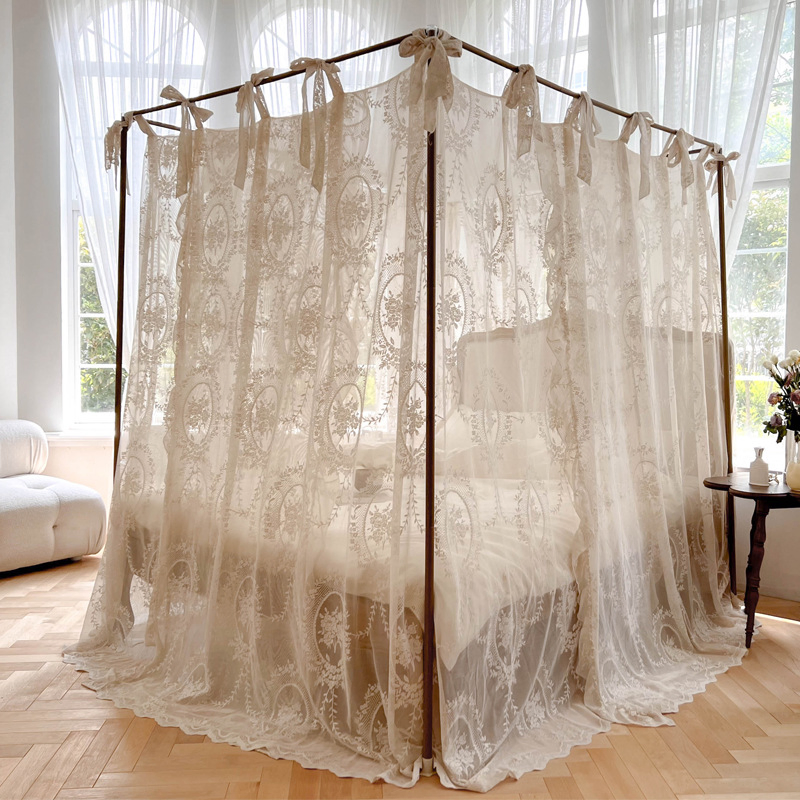OEM Three-Door Superior Homestay Palace Landing Princess Style Mosquito Net