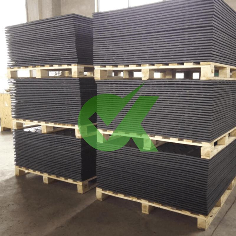 4X8 12.7mm HDPE Ground Protection Mat Temporary Rubber Road Mat Bog Mat Construction Road Mat UHMWPE Road Plates Beach Access Mat