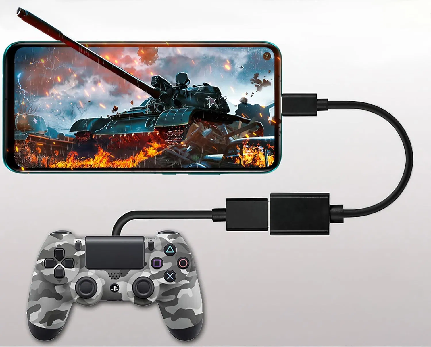 Адаптер USB-C 3.0 на USB-A, 20 см