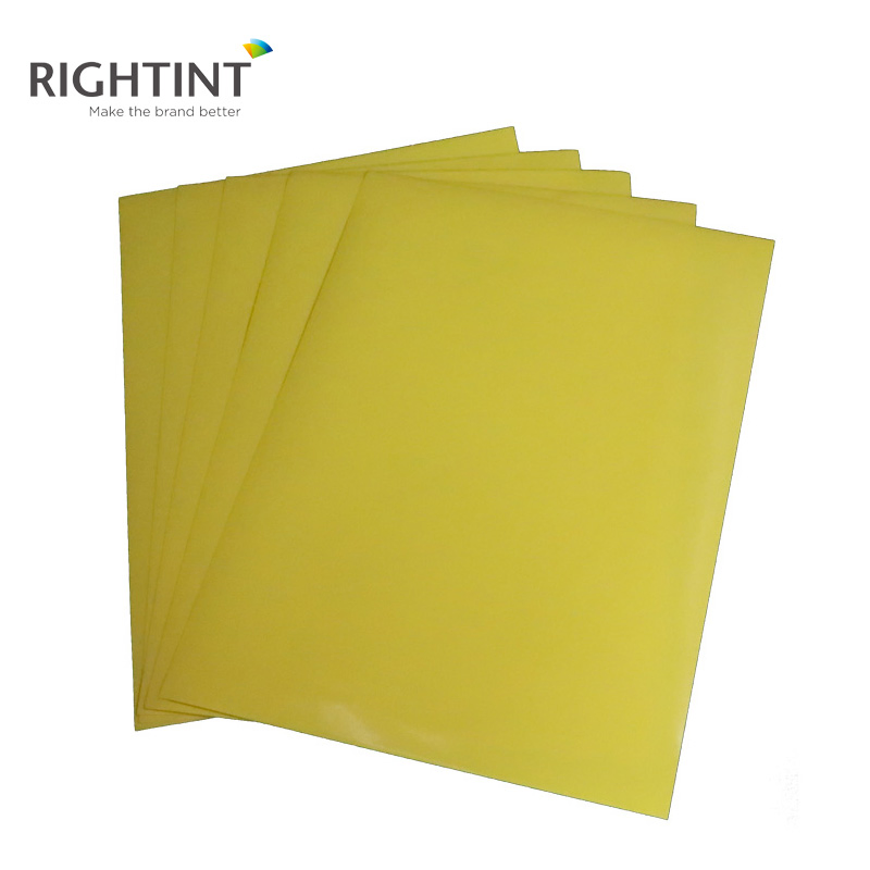 Opaque PVC Rightint Carton A4, OEM label Self Adhesive Sticker
