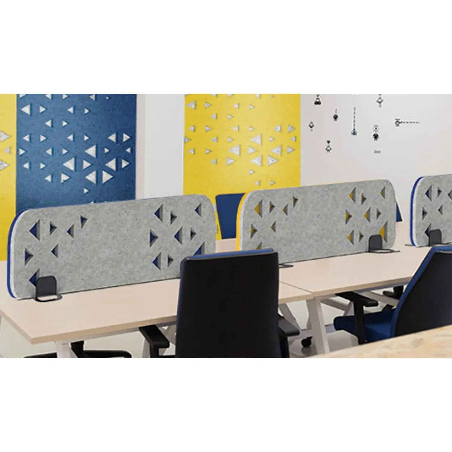 Polyester Fiber Furniture Panels Screen Soundproof Office Partition Panel Acoustic Desk Divider