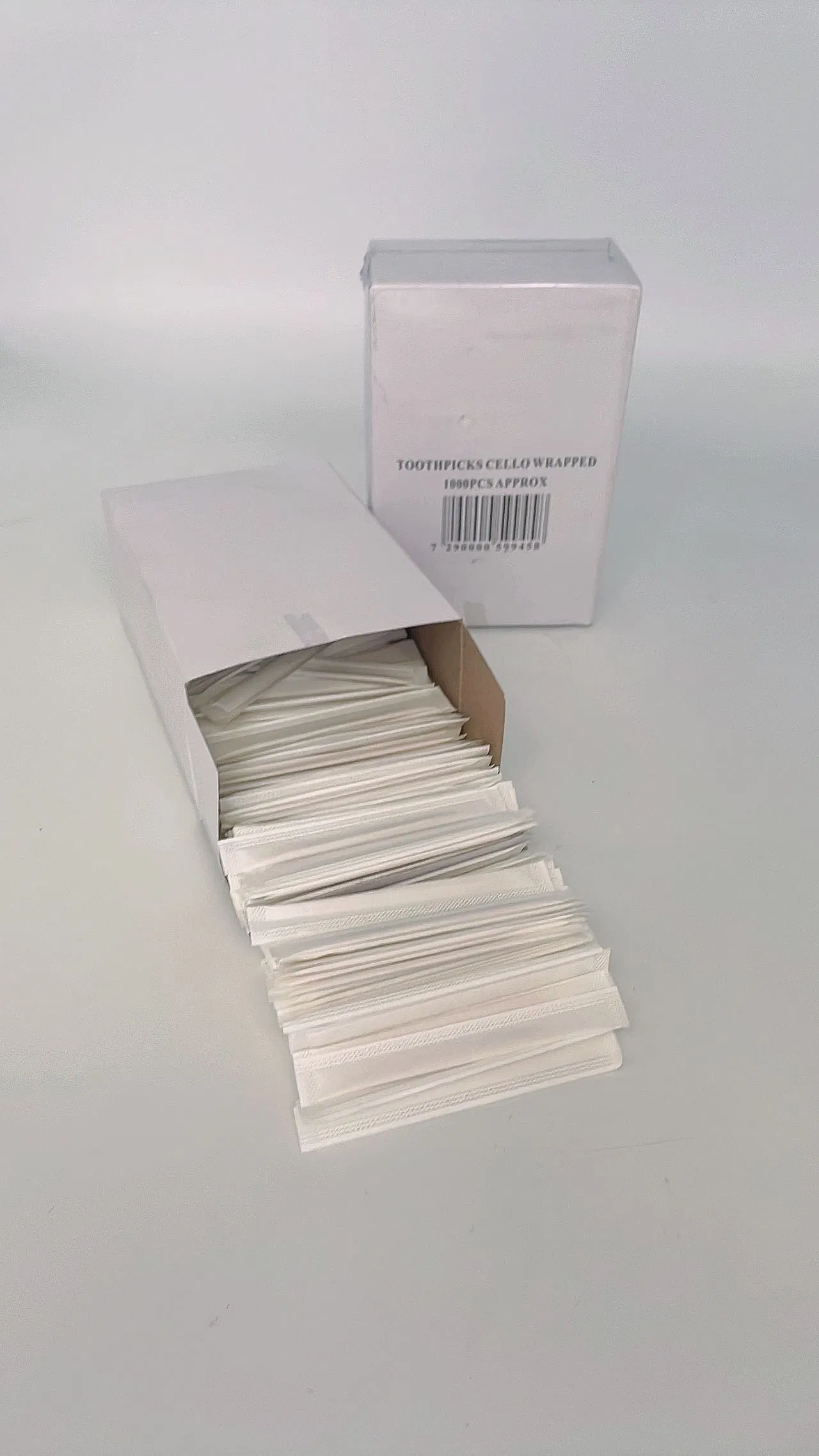 Eco-Friendly Bamboo Toothpicks with Plastic Dispenser, Convenient and Hygienic for Daily Use