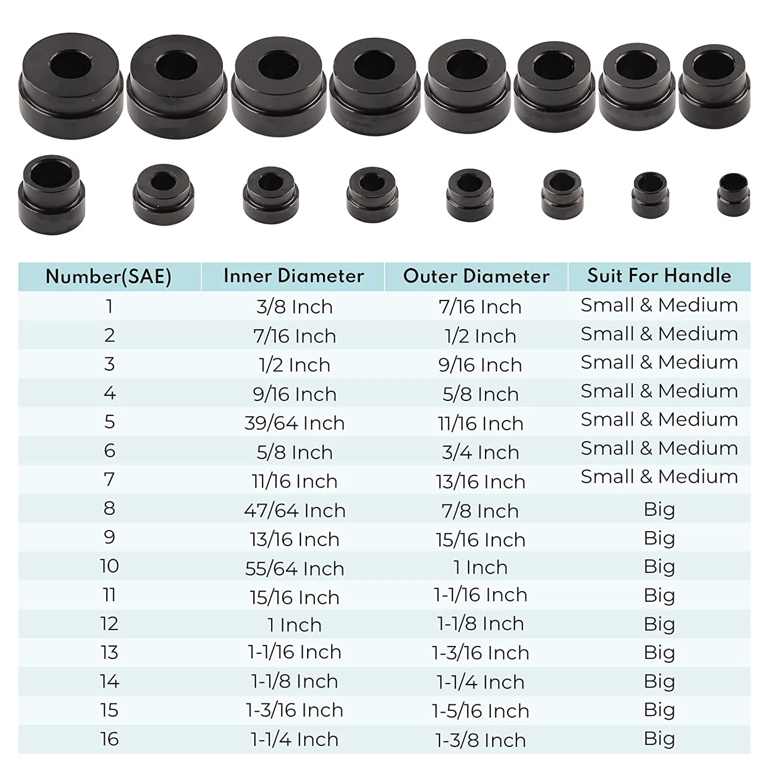 Viktec 33-Piece Master Bushing Bearing Seal Removal and Installation Driver Set Tool Kit