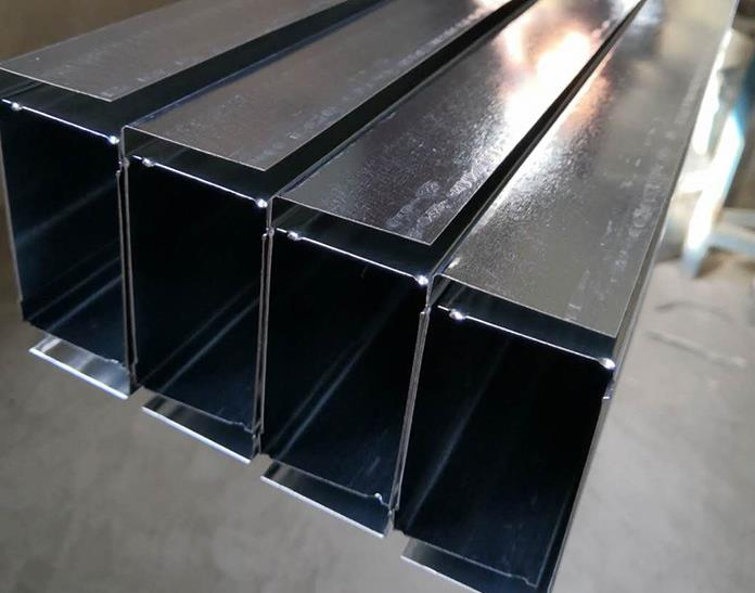 Wall Partition Material Metal Building Stud / Track Steel Profile